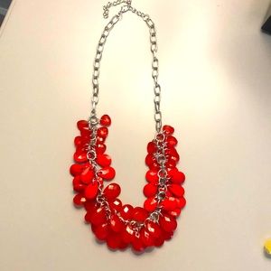 Red Bead Necklace new!